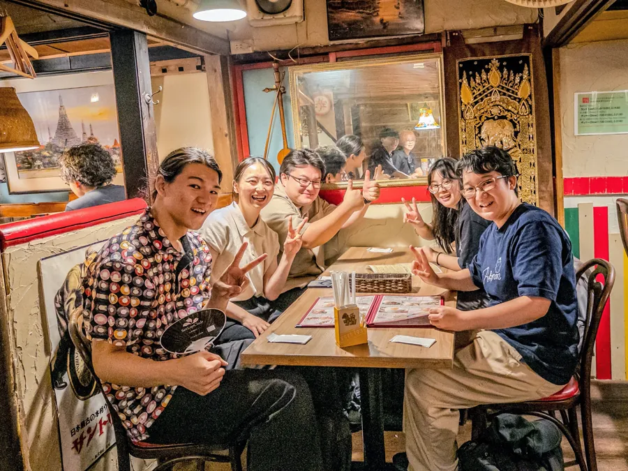 dinner with pals
