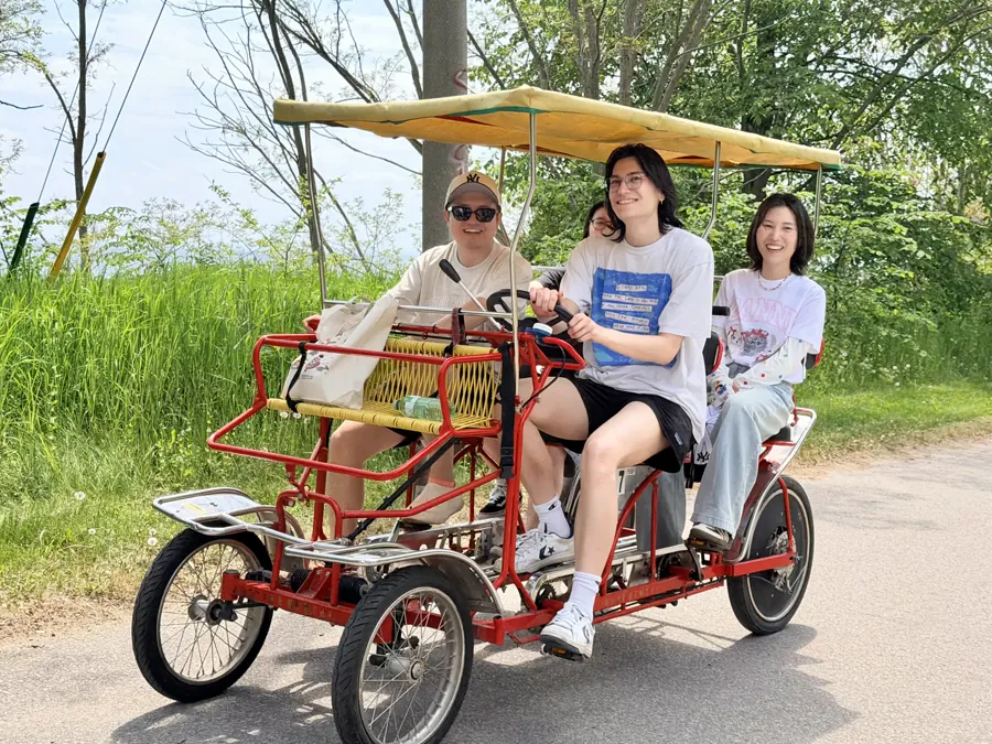the pedal cart
